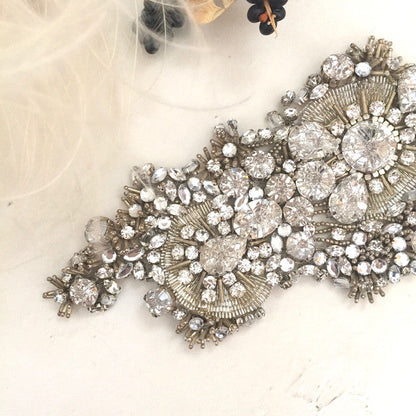 【ヘッドドレス】レンタル3泊4日ジェニーパッカム/カドー シルバー(Jenny Packham/Cadeaux/silver) 【結婚式 ヘアアクセサリー レンタル】