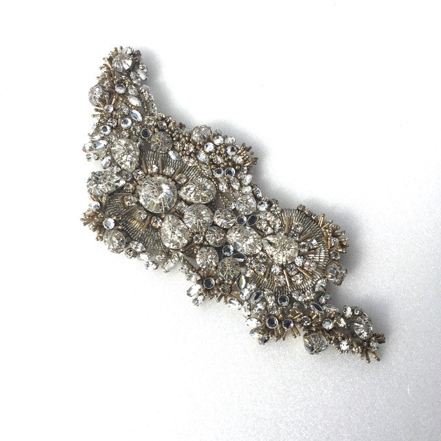 【ヘッドドレス】レンタル3泊4日ジェニーパッカム/カドー シルバー(Jenny Packham/Cadeaux/silver) 【結婚式 ヘアアクセサリー レンタル】