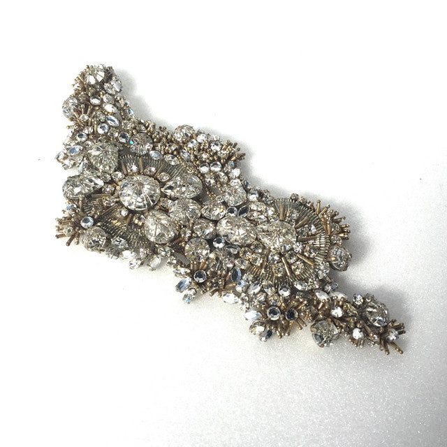 【ヘッドドレス】レンタル3泊4日ジェニーパッカム/カドー シルバー(Jenny Packham/Cadeaux/silver) 【結婚式 ヘアアクセサリー レンタル】