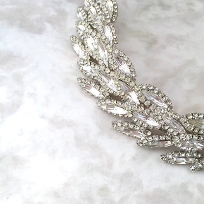 【ヘッドドレス】レンタル3泊4日ジェニファーベア/サブリナ クリスタルシルバー(Jennifer Behr/Sabrina/crystalsilver) 【結婚式 ヘアアクセサリー レンタル】