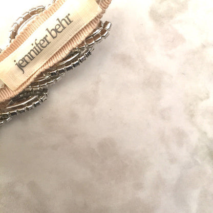 【ヘッドドレス】レンタル3泊4日ジェニファーベア/サブリナ クリスタルシルバー(Jennifer Behr/Sabrina/crystalsilver) 【結婚式 ヘアアクセサリー レンタル】