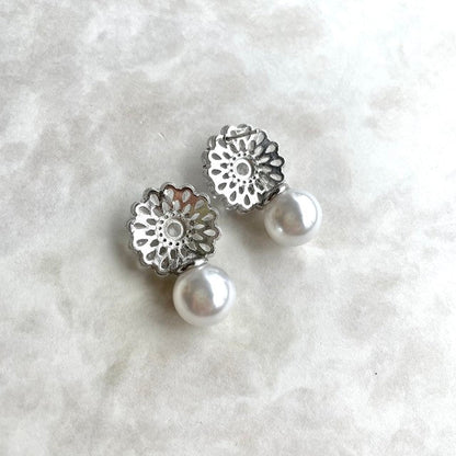 【ピアス・イヤリング】Tournesol ジルコニアブライダルピアス 【結婚式 ピアス イヤリング】