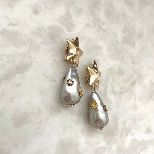 【ピアス・イヤリング】Magie スターイヤリング 【結婚式 ピアス イヤリング】