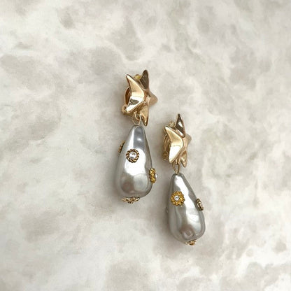 【ピアス・イヤリング】Magie スターイヤリング 【結婚式 ピアス イヤリング】