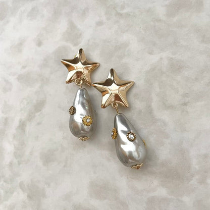 【ピアス・イヤリング】Magie スターイヤリング 【結婚式 ピアス イヤリング】