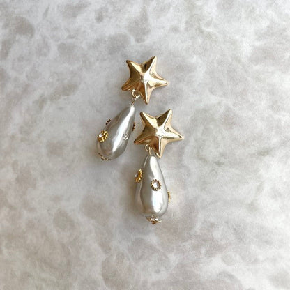 【ピアス・イヤリング】Magie スターイヤリング 【結婚式 ピアス イヤリング】