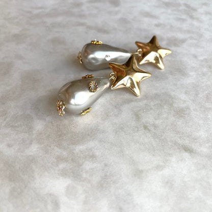 【ピアス・イヤリング】Magie スターイヤリング 【結婚式 ピアス イヤリング】