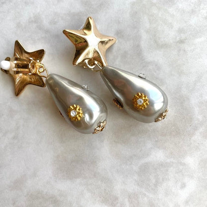 【ピアス・イヤリング】Magie スターイヤリング 【結婚式 ピアス イヤリング】