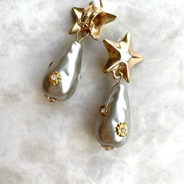 【ピアス・イヤリング】Magie スターイヤリング 【結婚式 ピアス イヤリング】