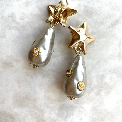 【ピアス・イヤリング】Magie スターイヤリング 【結婚式 ピアス イヤリング】