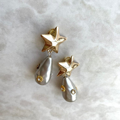 【ピアス・イヤリング】Magie スターイヤリング 【結婚式 ピアス イヤリング】