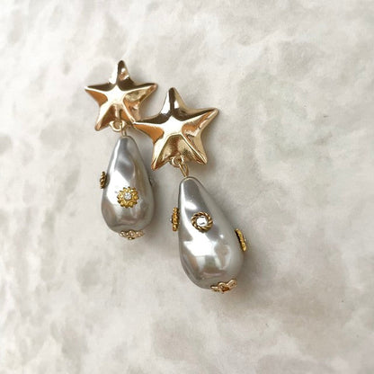 【ピアス・イヤリング】Magie スターイヤリング 【結婚式 ピアス イヤリング】