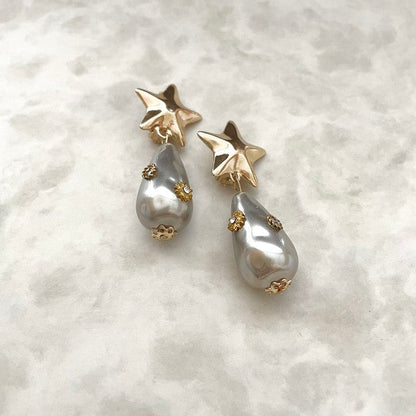 【ピアス・イヤリング】Magie スターイヤリング 【結婚式 ピアス イヤリング】