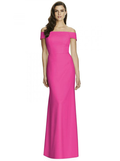 2987 クレープ クロスバック ブライズメイド ロングドレス 36色 【結婚式 ブライズメイド アッシャー オーダーメイド】