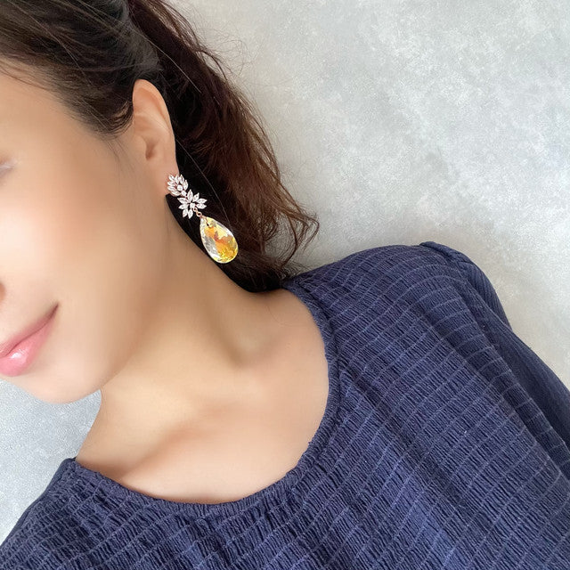 【ピアス・イヤリング】オリジナル商品 / Sort ジルコニアブライダルピアス 【結婚式 ピアス イヤリング】