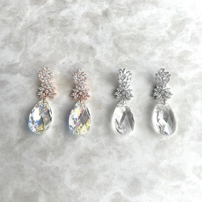 【ピアス・イヤリング】オリジナル商品 / Sort ジルコニアブライダルピアス 【結婚式 ピアス イヤリング】