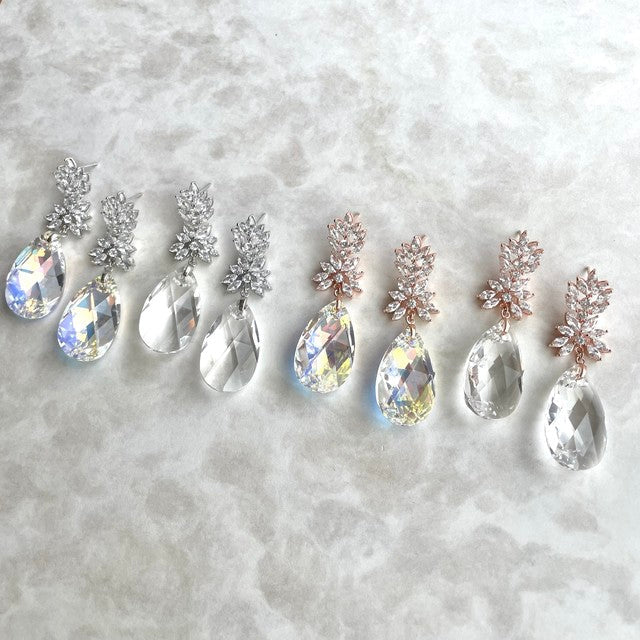 【ピアス・イヤリング】オリジナル商品 / Sort ジルコニアブライダルピアス 【結婚式 ピアス イヤリング】