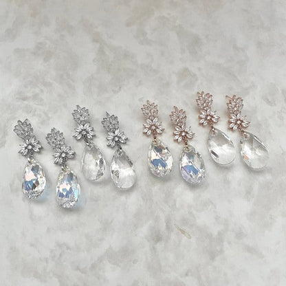 【ピアス・イヤリング】オリジナル商品 / Sort ジルコニアブライダルピアス 【結婚式 ピアス イヤリング】