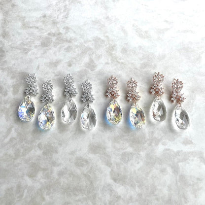 【ピアス・イヤリング】オリジナル商品 / Sort ジルコニアブライダルピアス 【結婚式 ピアス イヤリング】