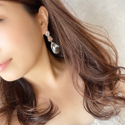 【ピアス・イヤリング】オリジナル商品 / Sort ジルコニアブライダルピアス 【結婚式 ピアス イヤリング】