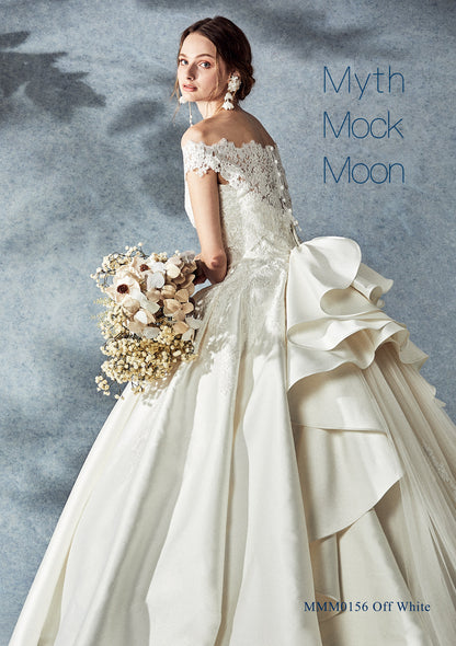 カリーナ MMM0156-OffWhite【ウェディングドレスレンタル】