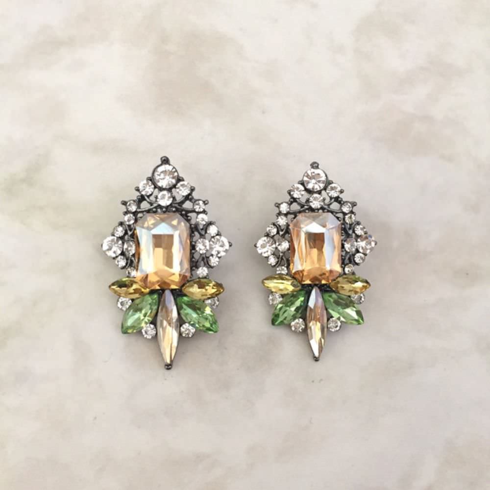 【ピアス・イヤリング】Danse ビジューピアス/ブライダルアクセサリー 【結婚式 ピアス イヤリング】