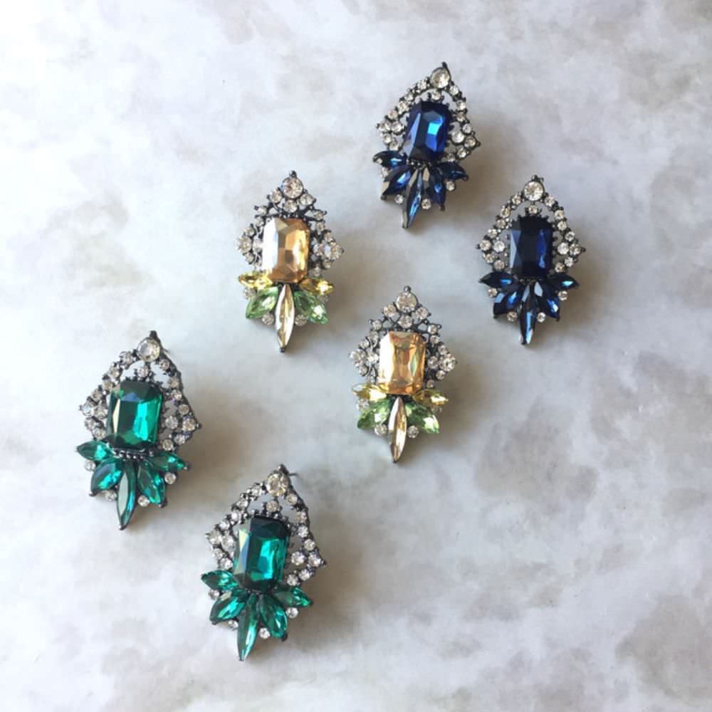 【ピアス・イヤリング】Danse ビジューピアス/ブライダルアクセサリー 【結婚式 ピアス イヤリング】