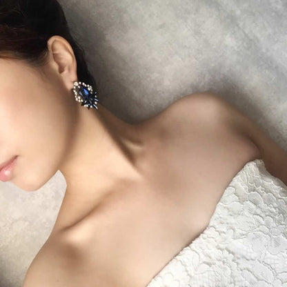 【ピアス・イヤリング】Danse ビジューピアス/ブライダルアクセサリー 【結婚式 ピアス イヤリング】