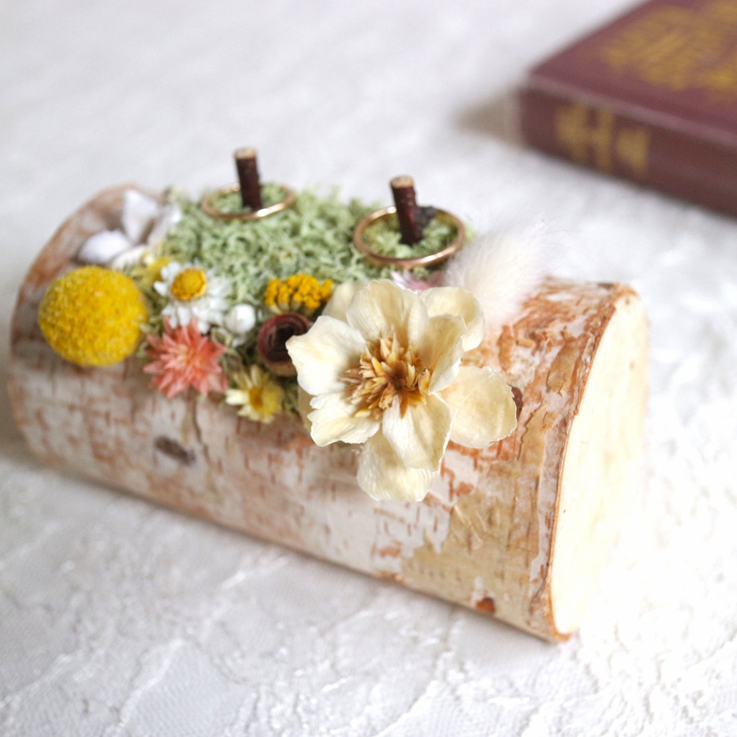 白樺のリングピロー