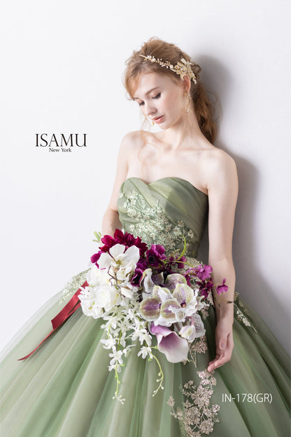 シモン IN-178(GR)【カラードレス】