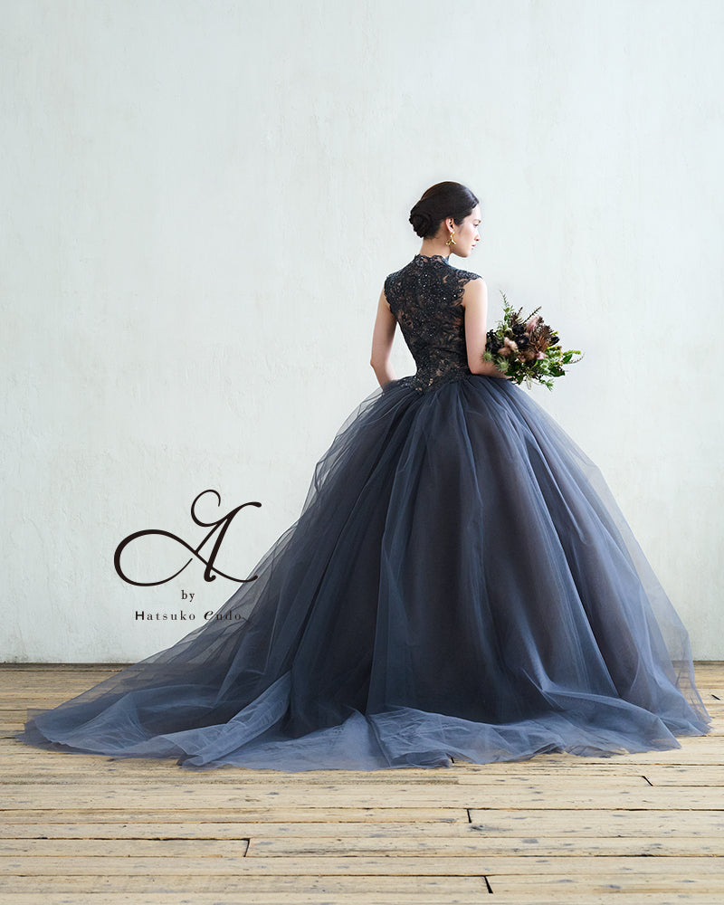 ベス HE-123(SmokyBlue)【カラードレス】