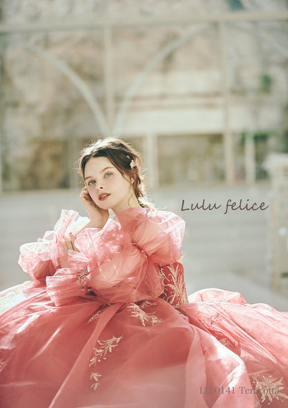 スカーレット LU-0141-Teracotta【カラードレス】