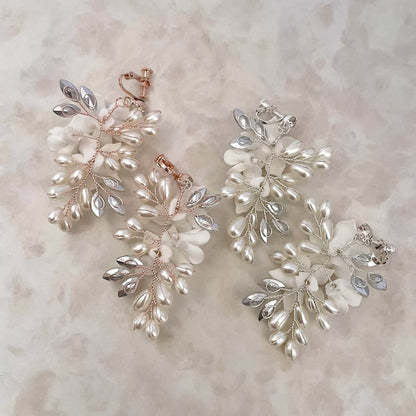 【ピアス・イヤリング】joli 小枝アクセサリーイヤリング 【結婚式　ピアス　イヤリング】