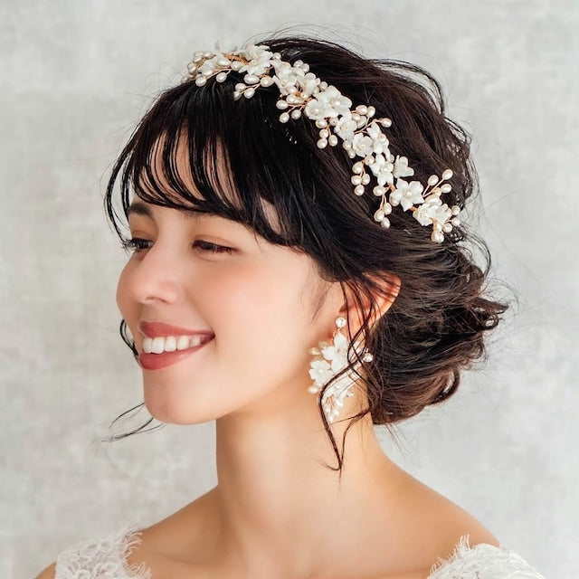 【ピアス・イヤリング】joli 小枝アクセサリーイヤリング 【結婚式 ピアス イヤリング】