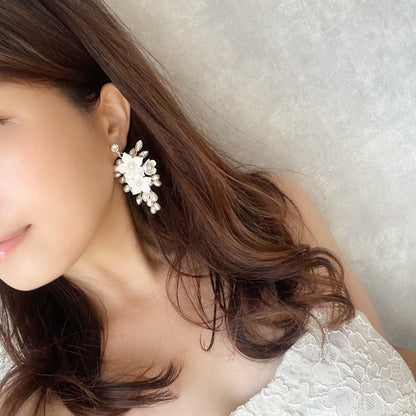 【ピアス・イヤリング】joli 小枝アクセサリーイヤリング 【結婚式　ピアス　イヤリング】