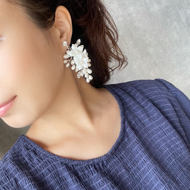 【ピアス・イヤリング】joli 小枝アクセサリーイヤリング 【結婚式　ピアス　イヤリング】