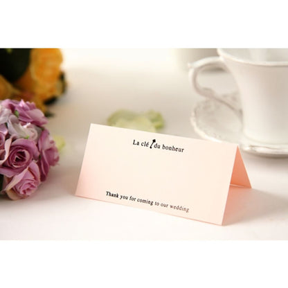 席札 ボヌール 6名様セット【結婚式 ペーパー 席札】