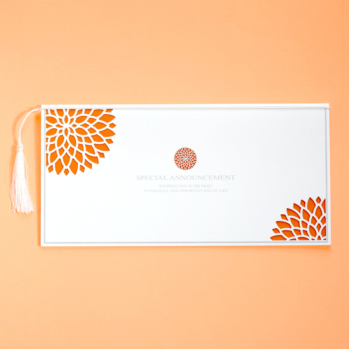 【結婚式 招待状セット】 ダリア しゅ (印刷込み)【結婚式 ペーパー 招待状】