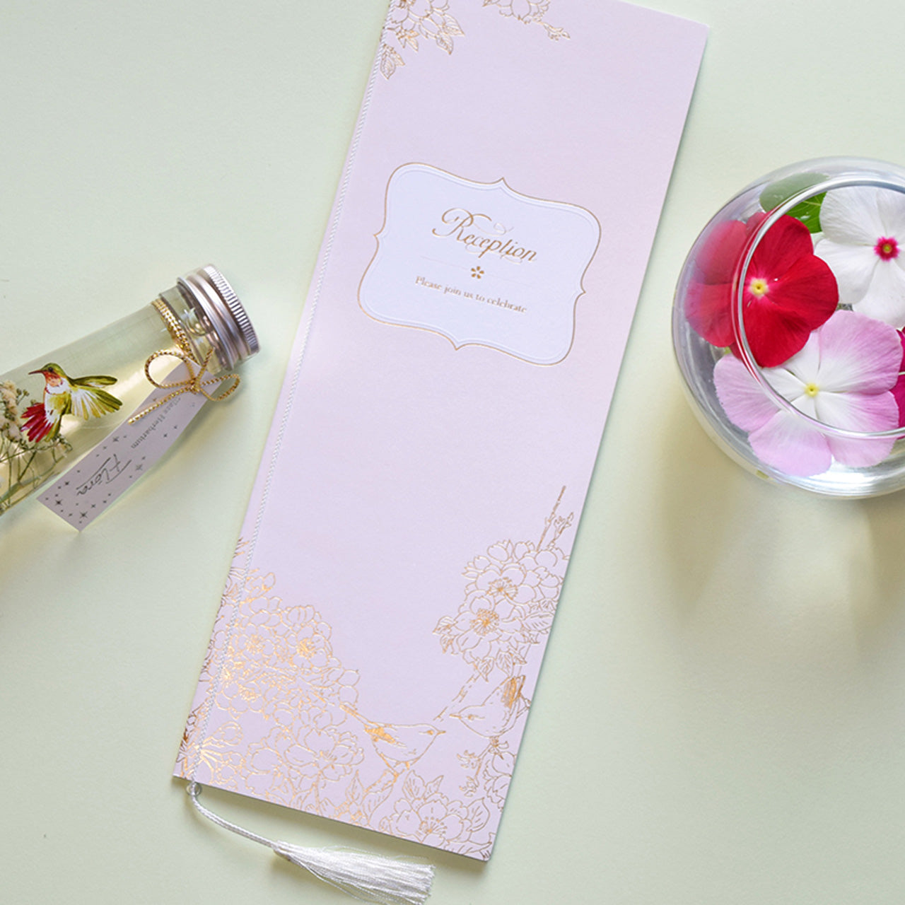 【結婚式 席次表 大人数専用】SAKURA (印刷込み)【結婚式 ペーパー 席次表】