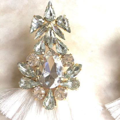 【ピアス・イヤリング】Grosse frangeフリンジピアス 【結婚式 ピアス イヤリング】