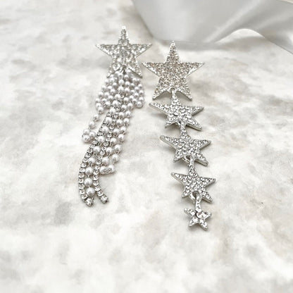 meteore アシンメトリースターピアス 【結婚式 ピアス イヤリング】