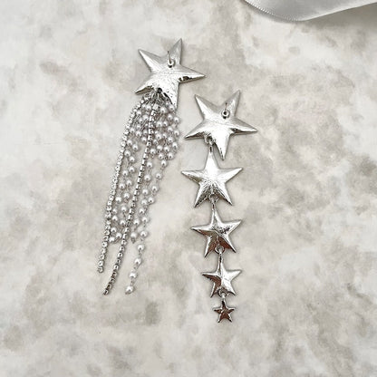 meteore アシンメトリースターピアス 【結婚式 ピアス イヤリング】