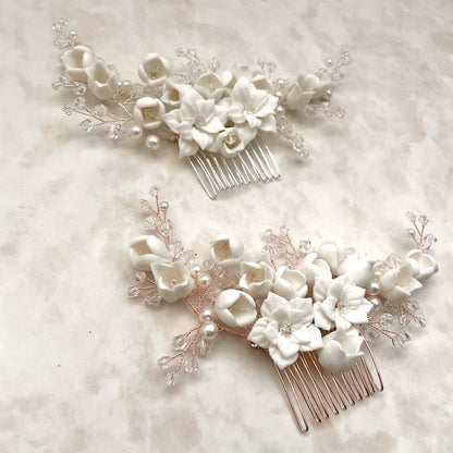 【ヘッドドレス】Jardin 小枝アクセサリーブライダルコーム 【結婚式 ヘアアクセサリー】