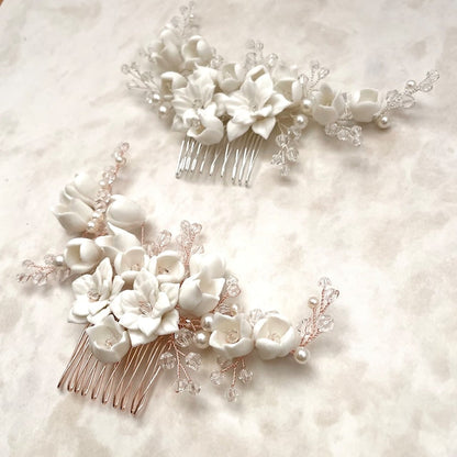 【ヘッドドレス】Jardin 小枝アクセサリーブライダルコーム 【結婚式 ヘアアクセサリー】