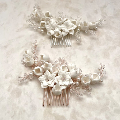 【ヘッドドレス】Jardin 小枝アクセサリーブライダルコーム 【結婚式 ヘアアクセサリー】