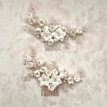 【ヘッドドレス】Jardin 小枝アクセサリーブライダルコーム 【結婚式 ヘアアクセサリー】