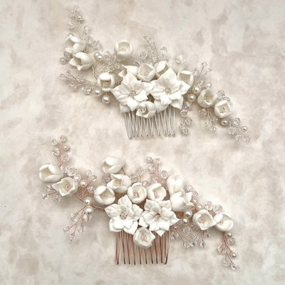 【ヘッドドレス】Jardin 小枝アクセサリーブライダルコーム 【結婚式 ヘアアクセサリー】