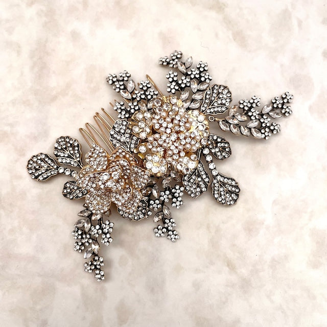 【ヘッドドレス】Kitty ブライダルビジューヘッドアクセサリー 【結婚式 ヘアアクセサリー】