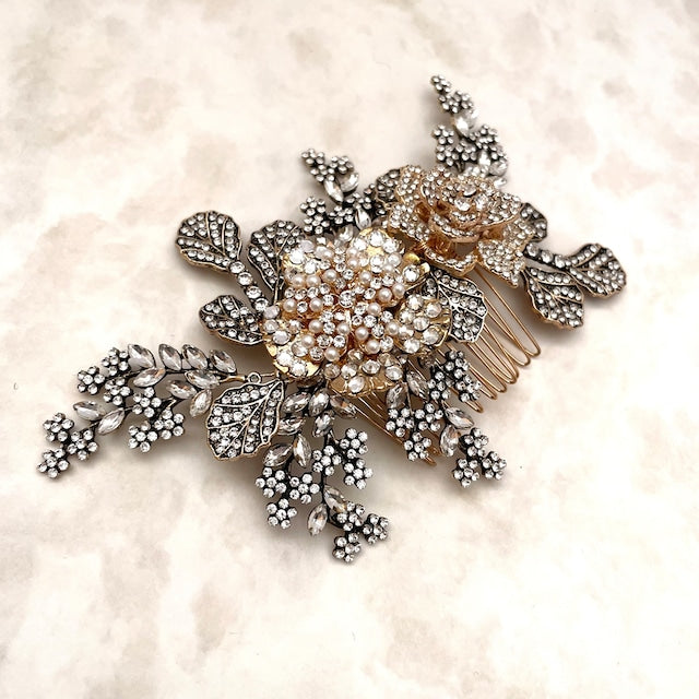 【ヘッドドレス】Kitty ブライダルビジューヘッドアクセサリー 【結婚式 ヘアアクセサリー】