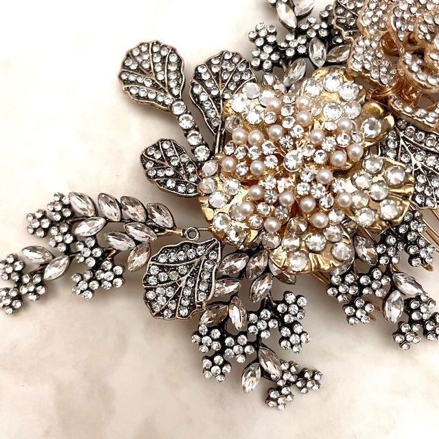 【ヘッドドレス】Kitty ブライダルビジューヘッドアクセサリー 【結婚式 ヘアアクセサリー】